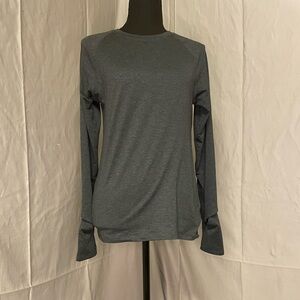 Wink Charcoal Long Sleeve Women's Scrubs Tee